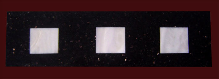 Pietra Dura Intarsien Star Galaxy-Perlmutt Bordüre No.4